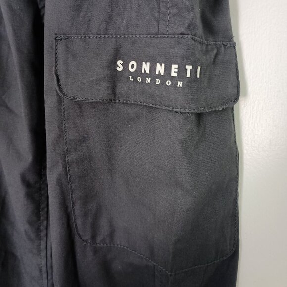 NWT Sonneti charcoal gray cargo pants unisex youth size L - Picture 3 of 3